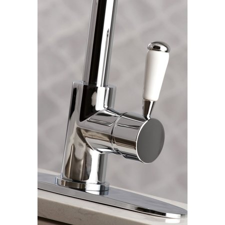Gourmetier LS8771DPL Paris Single-Handle Pre-Rinse Kitchen Faucet, Polished Chrome LS8771DPL